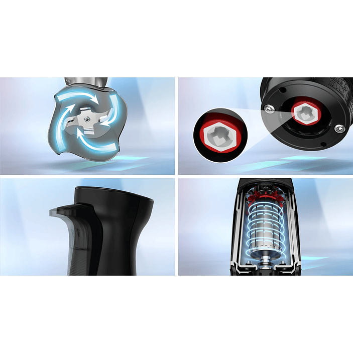 Serie 6 Batidora de mano ErgoMaster 1200 W Acero inoxidable 5