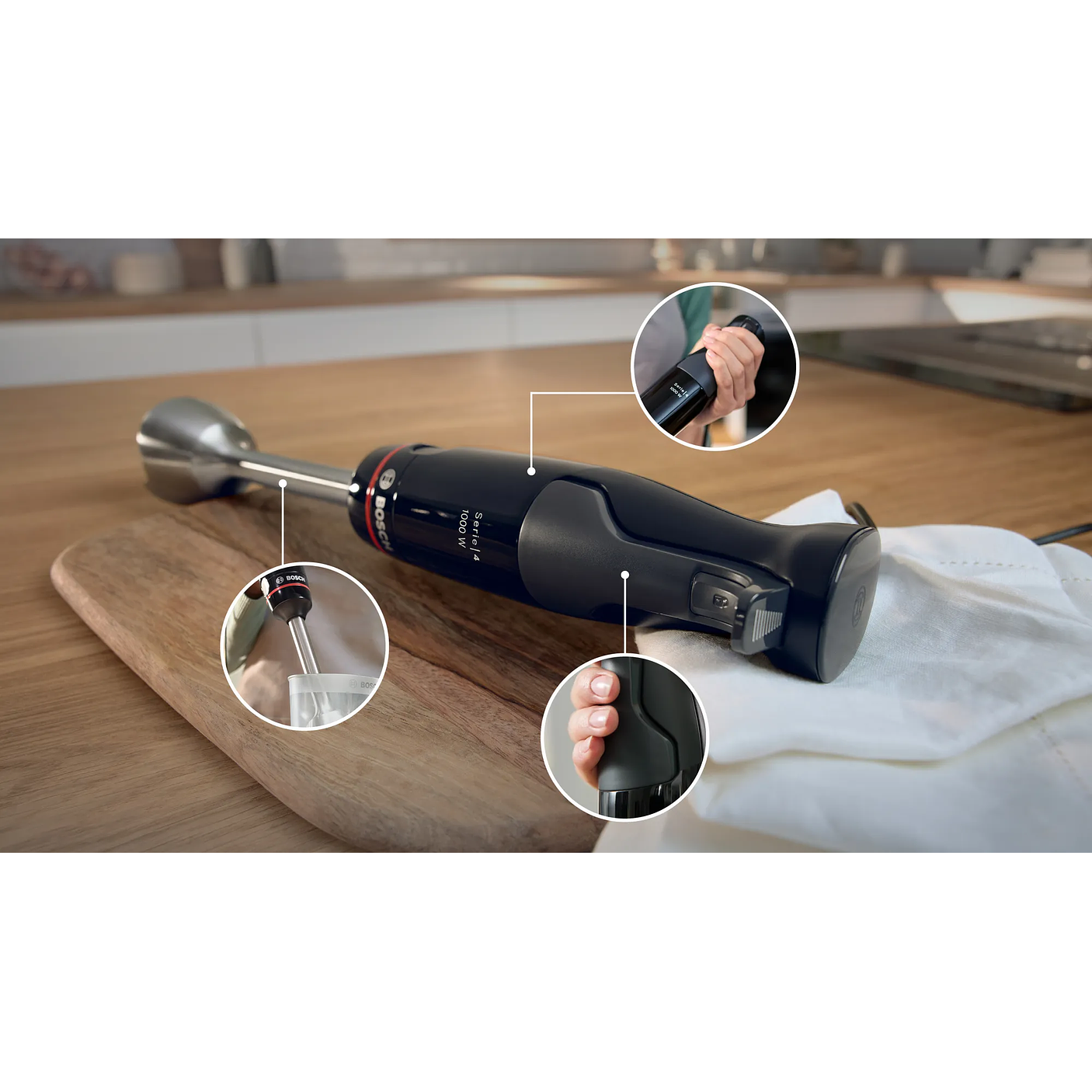 Serie 4 Batidora de mano ErgoMaster 1000 W Profesional 6