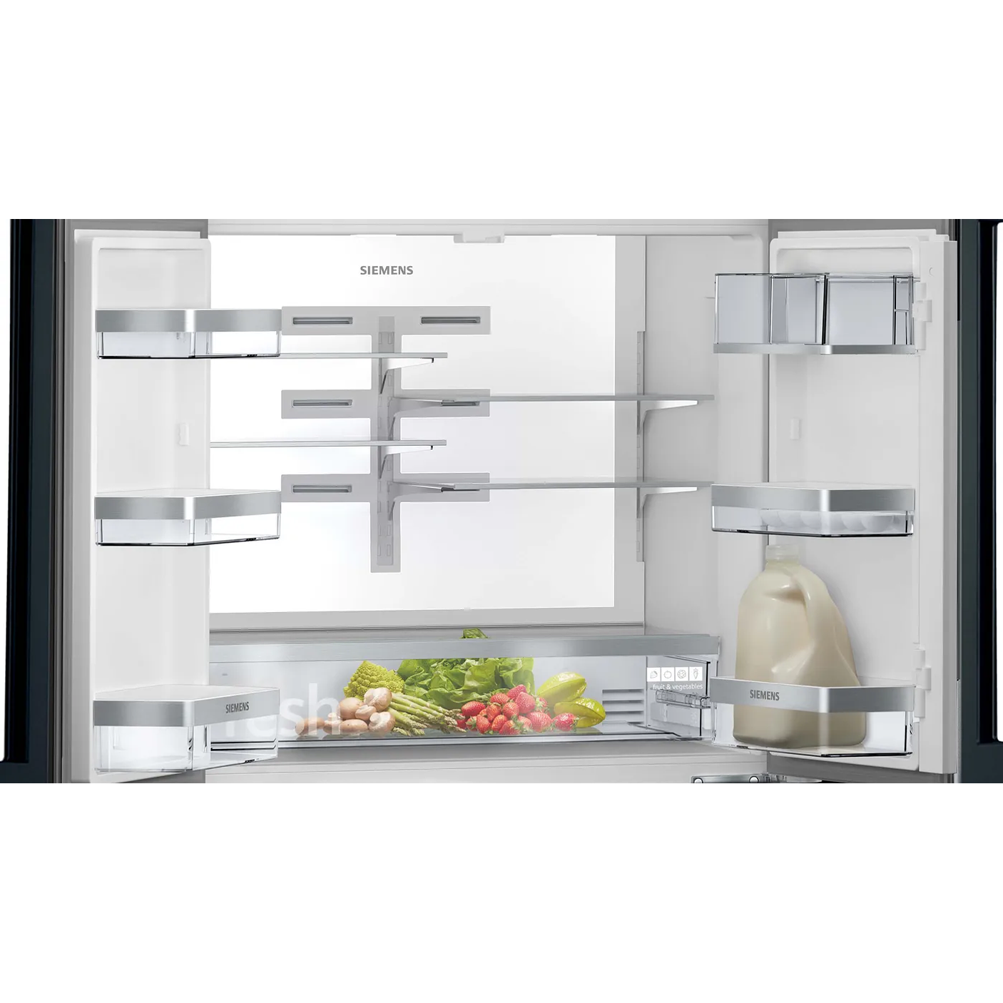 iQ700 Frigorífico French Door 605 L – 183 x 90,5 cm, Negro con puertas de cristal, Total noFrost 4