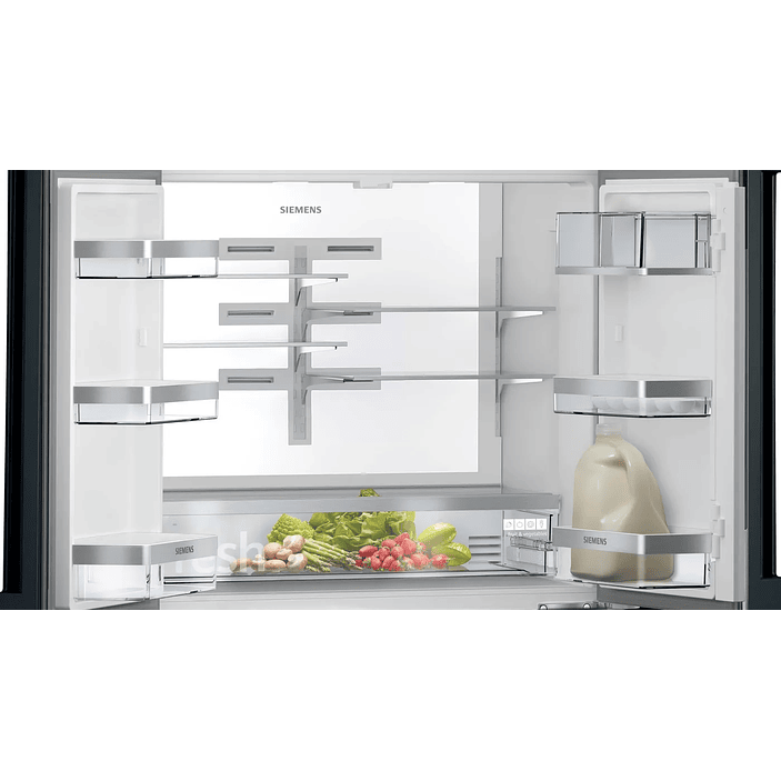 iQ700 Frigorífico French Door 605 L – 183 x 90,5 cm, Negro con puertas de cristal, Total noFrost 4