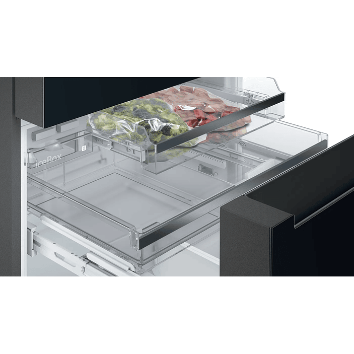 iQ700 Frigorífico French Door 605 L – 183 x 90,5 cm, Negro con puertas de cristal, Total noFrost 5