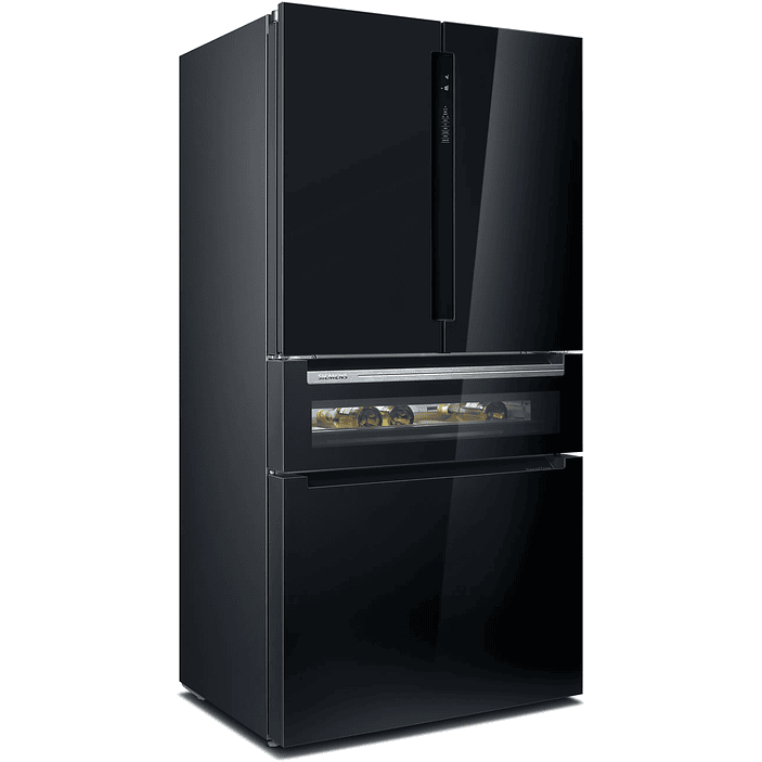 iQ700 Frigorífico French Door 605 L – 183 x 90,5 cm, Negro con puertas de cristal, Total noFrost 1