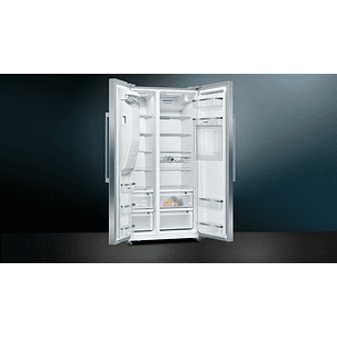 iQ500 Frigorífico Americano 615 L – 178,7 x 90,8 cm, Acero antihuellas, Total noFrost