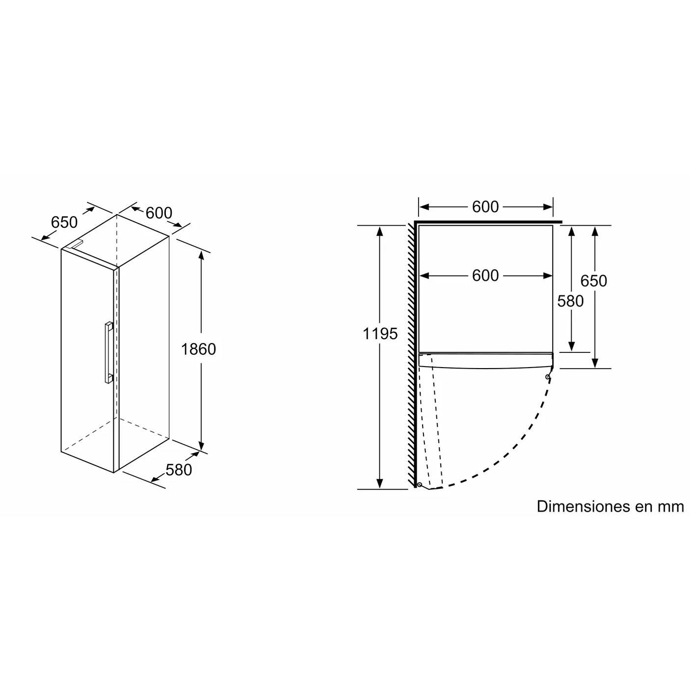 Set Frigorífico y Congelador 1 puerta – Siemens 10