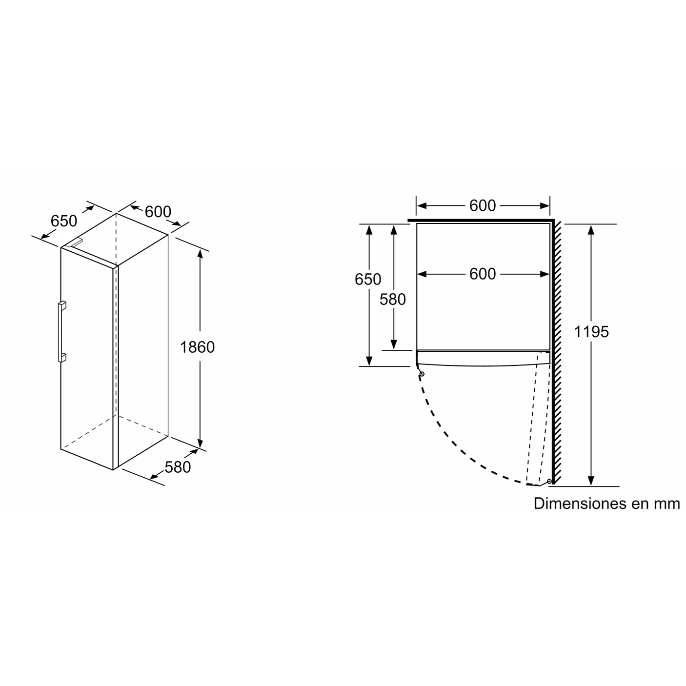 Set Frigorífico y Congelador 1 puerta – Siemens 19