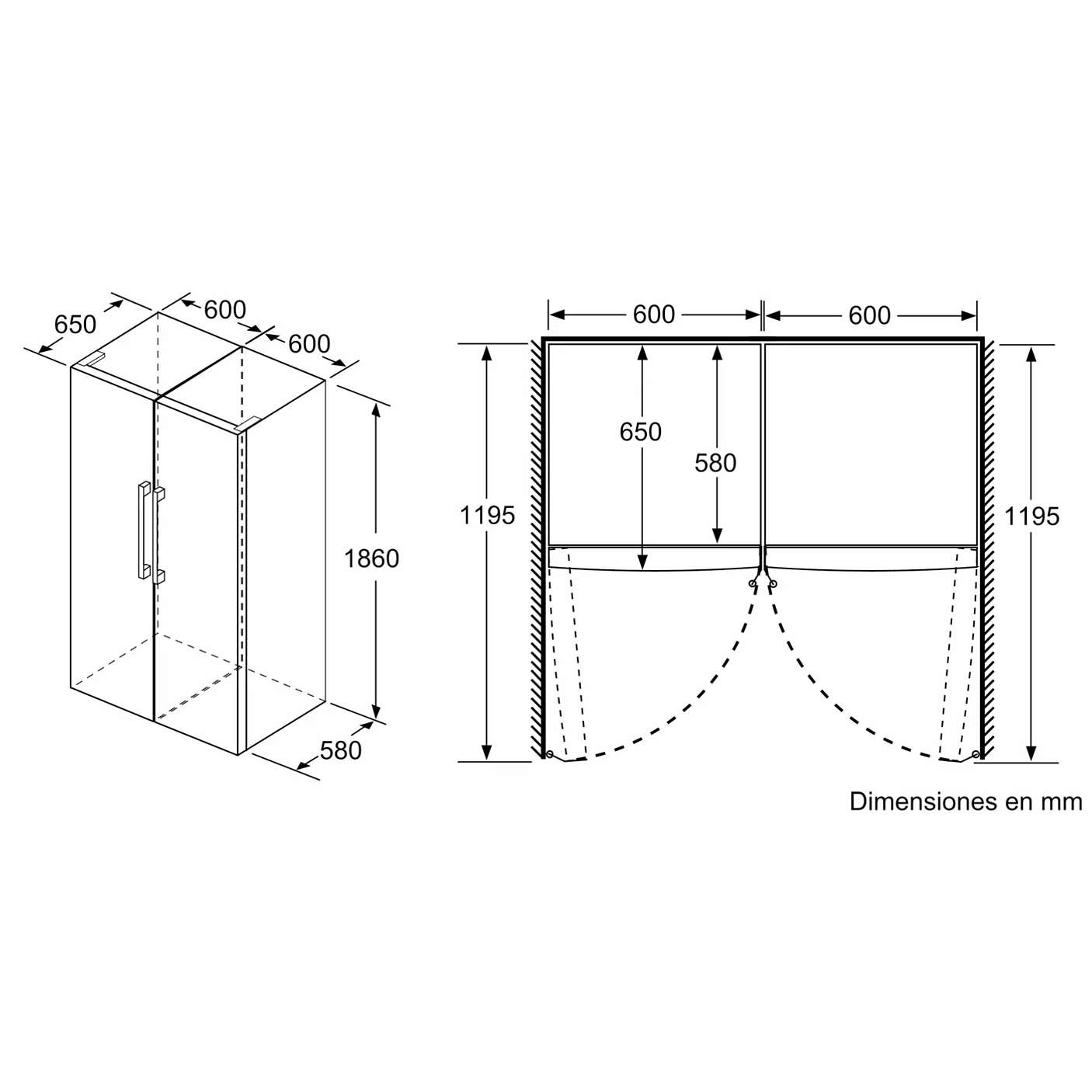 Set Frigorífico y Congelador 1 puerta – Siemens 22
