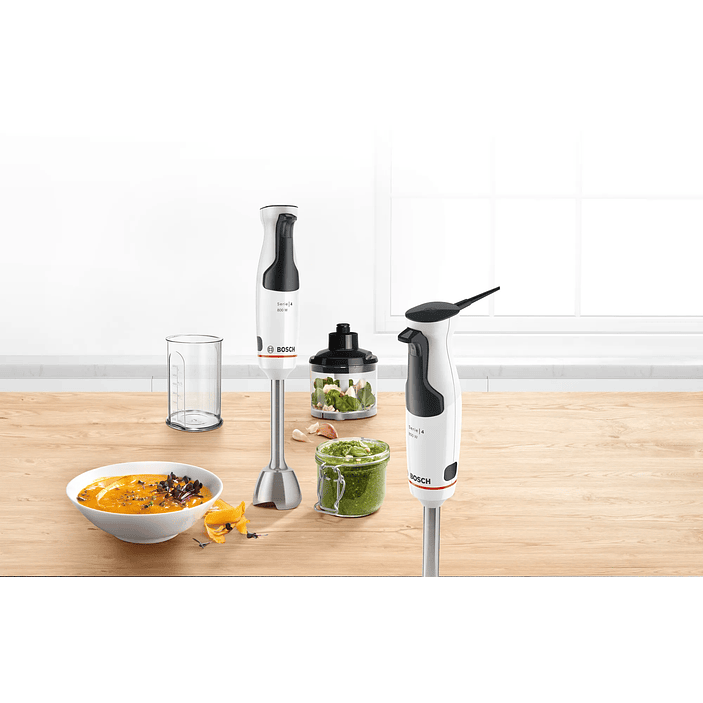 Serie 4 Batidora de mano ErgoMaster 800 W Blanco 5