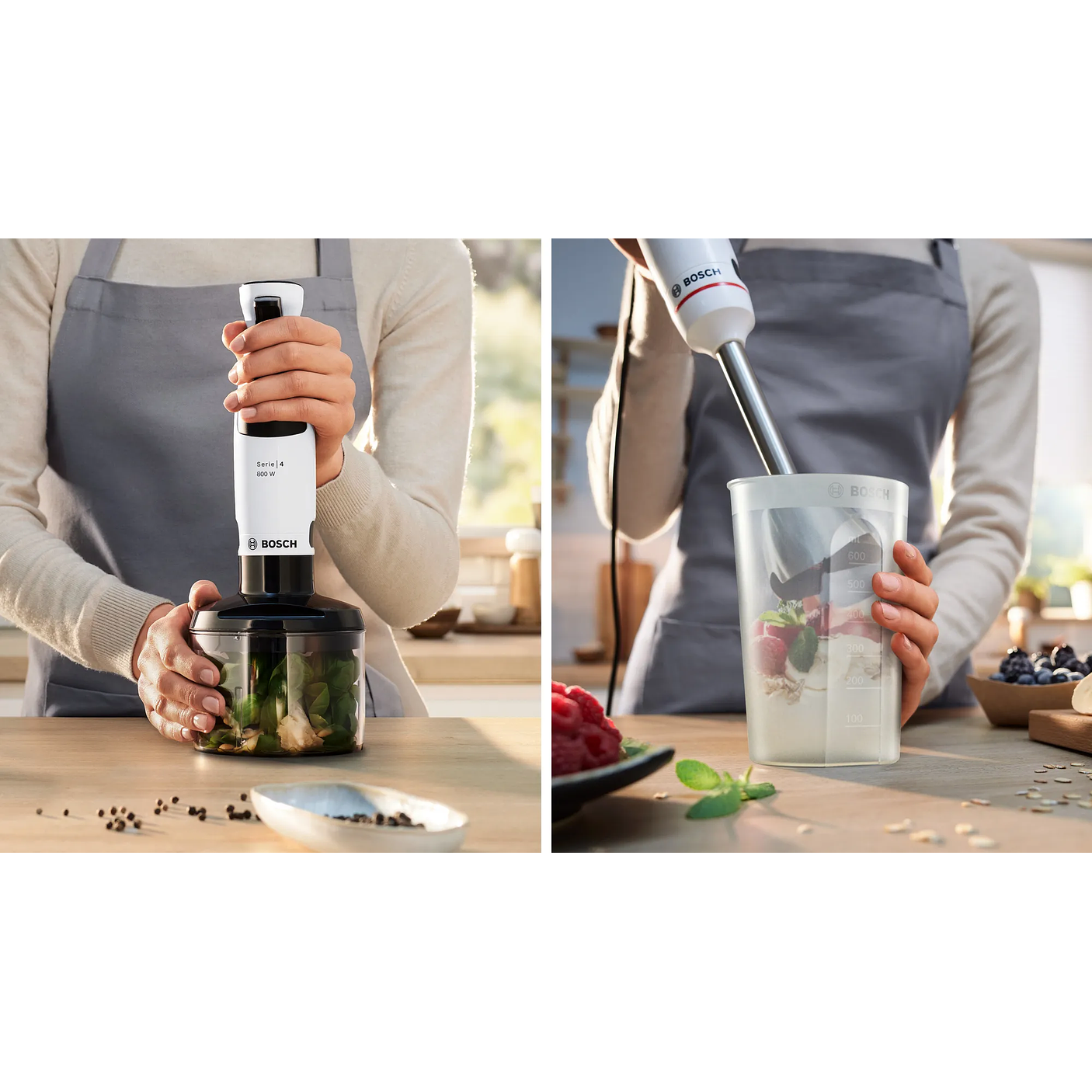 Serie 4 Batidora de mano ErgoMaster 800 W Blanco 13