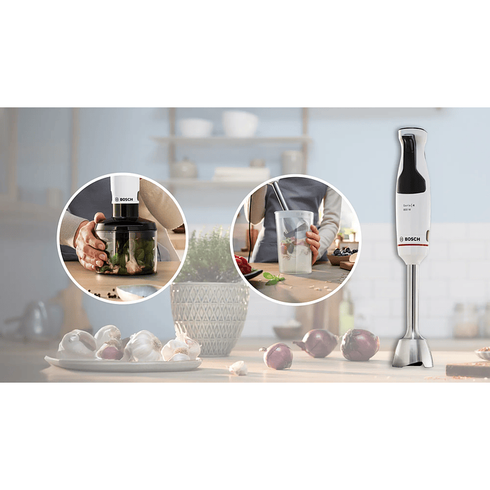 Serie 4 Batidora de mano ErgoMaster 800 W Blanco 16