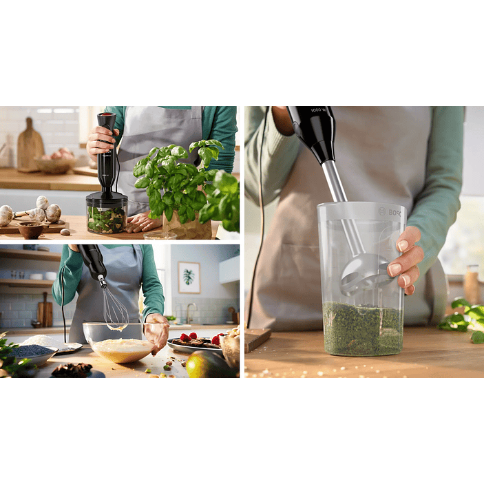 Bosch Batidora de mano ErgoMixx – 1000 W Negro/Antracita 3