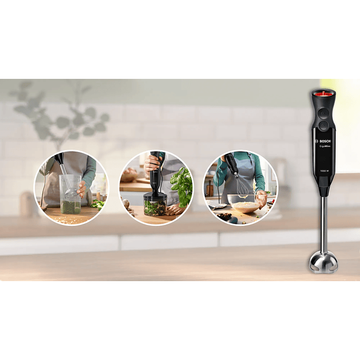 Bosch Batidora de mano ErgoMixx – 1000 W Negro/Antracita 5