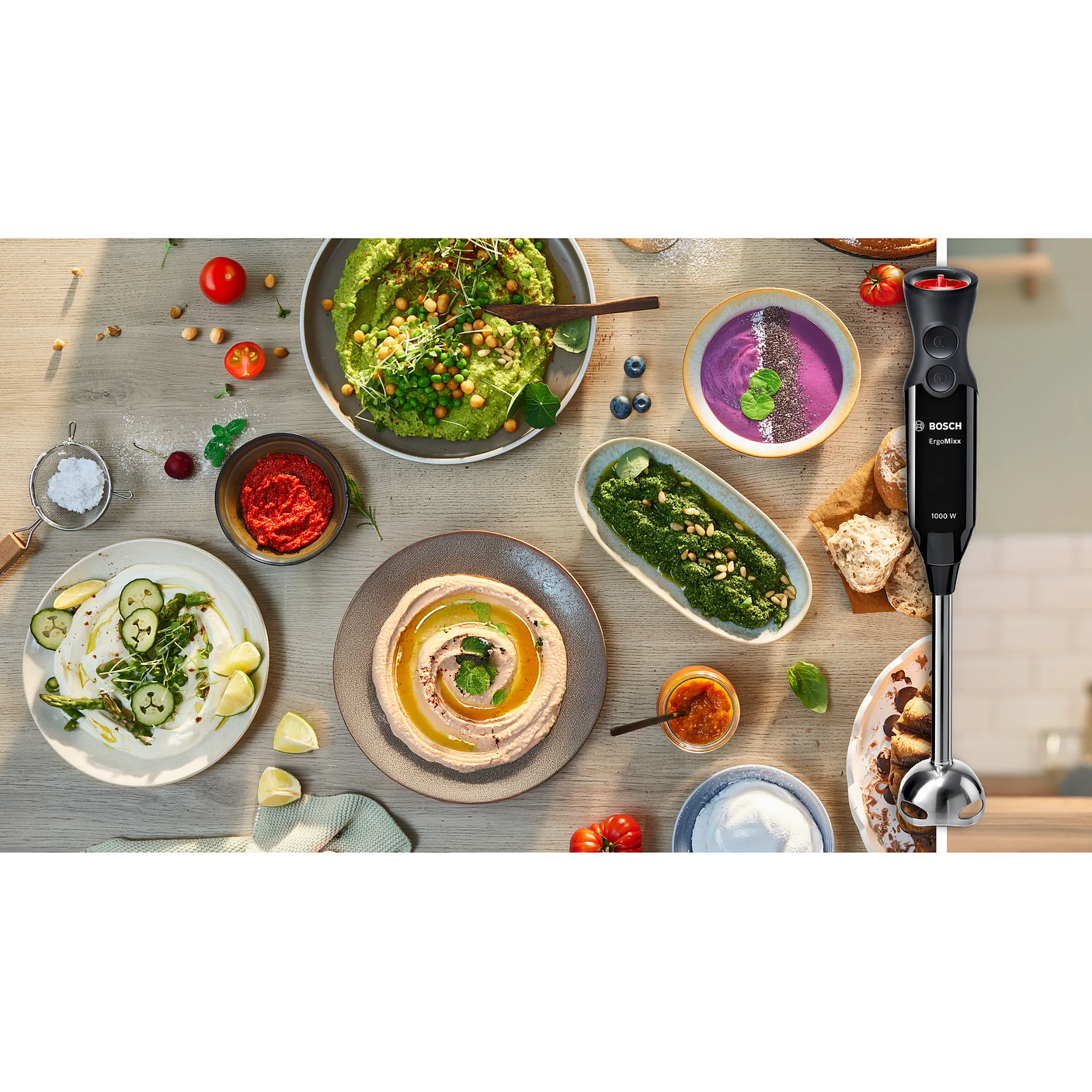 Bosch Batidora de mano ErgoMixx – 1000 W Negro/Antracita 11