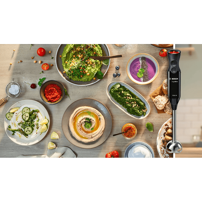 Bosch Batidora de mano ErgoMixx – 1000 W Negro/Antracita 11