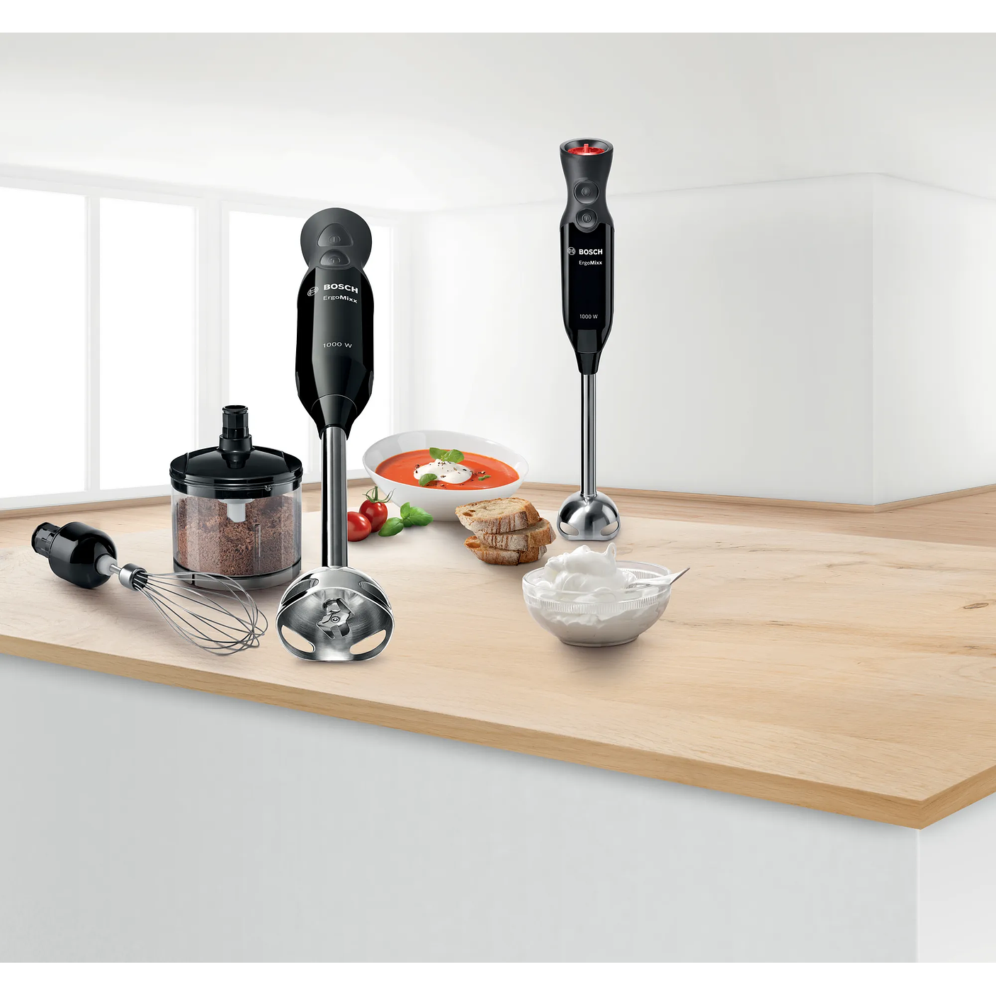 Bosch Batidora de mano ErgoMixx – 1000 W Negro/Antracita 17