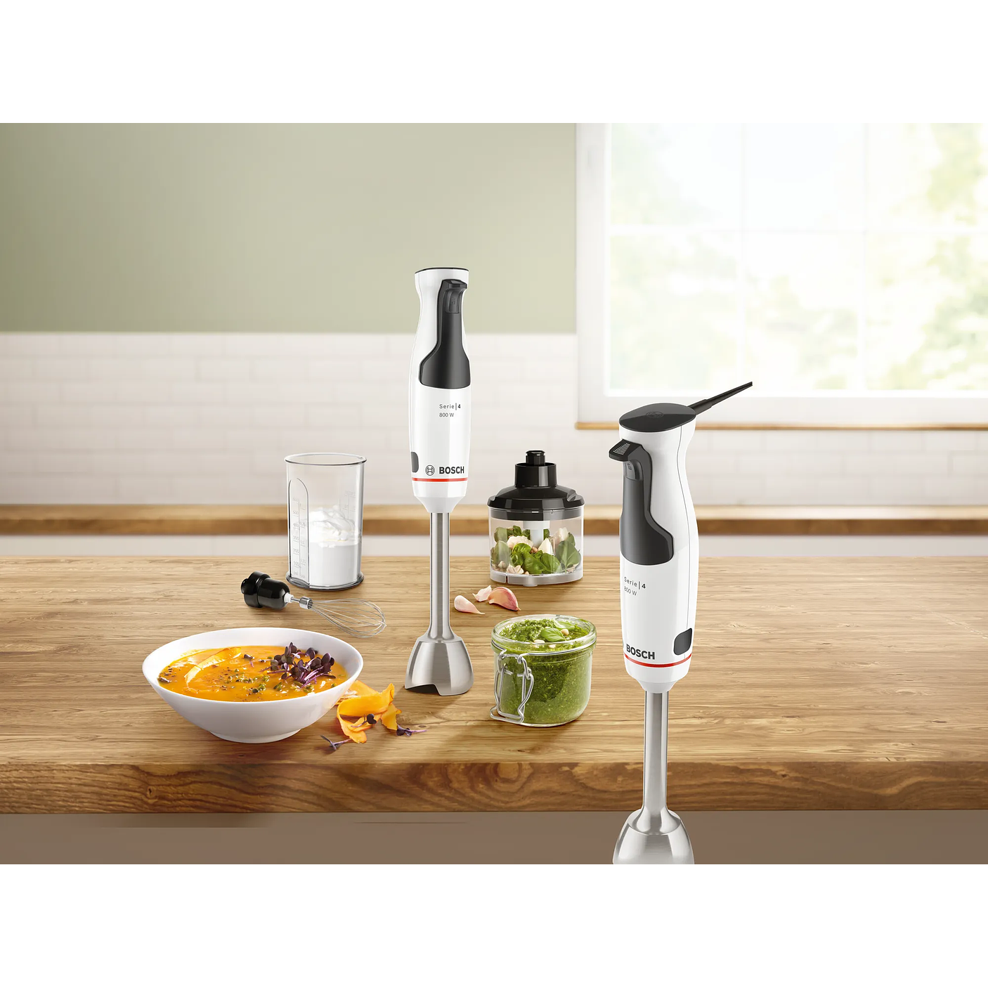 Serie 4 Batidora de mano ErgoMaster 800 W Blanco 8