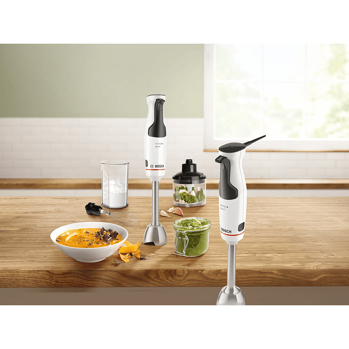 Serie 4 Batidora de mano ErgoMaster 800 W Blanco 8