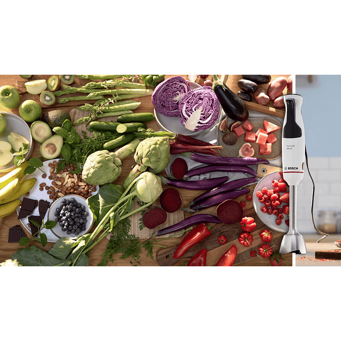 Serie 4 Batidora de mano ErgoMaster 800 W Blanco 14