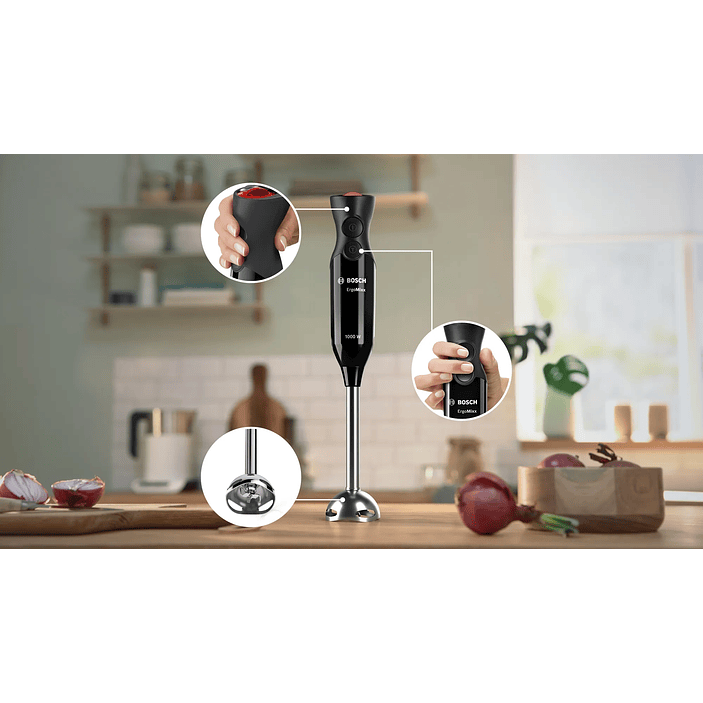 Bosch Batidora de mano ErgoMixx – 1000 W Negro/Antracita 5