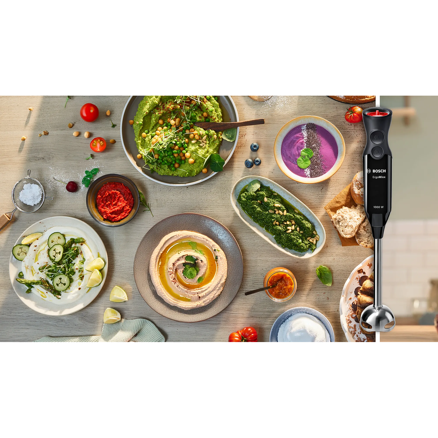 Bosch Batidora de mano ErgoMixx – 1000 W Negro/Antracita 8