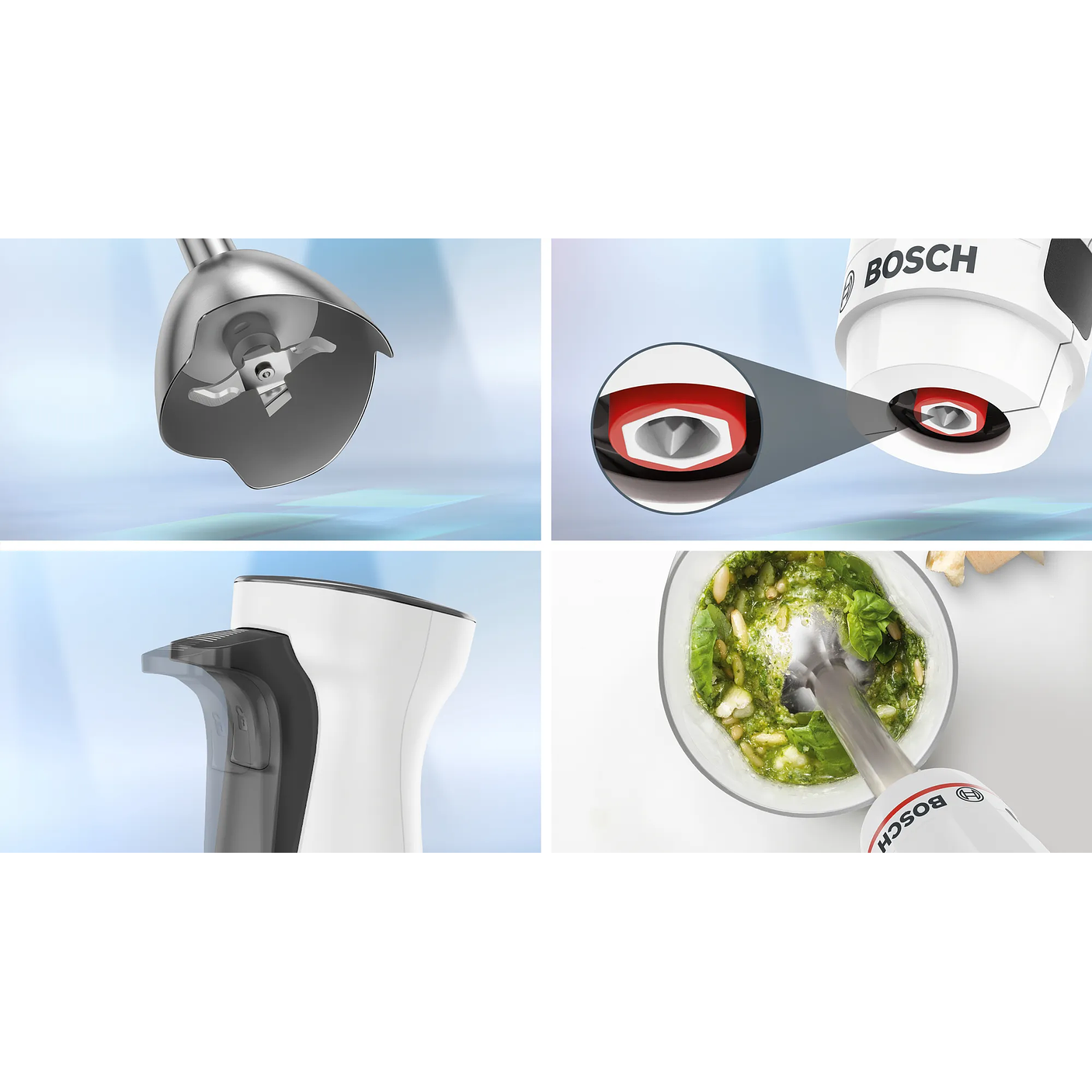 Serie 4 Batidora de mano ErgoMaster 600 W Blanco 8