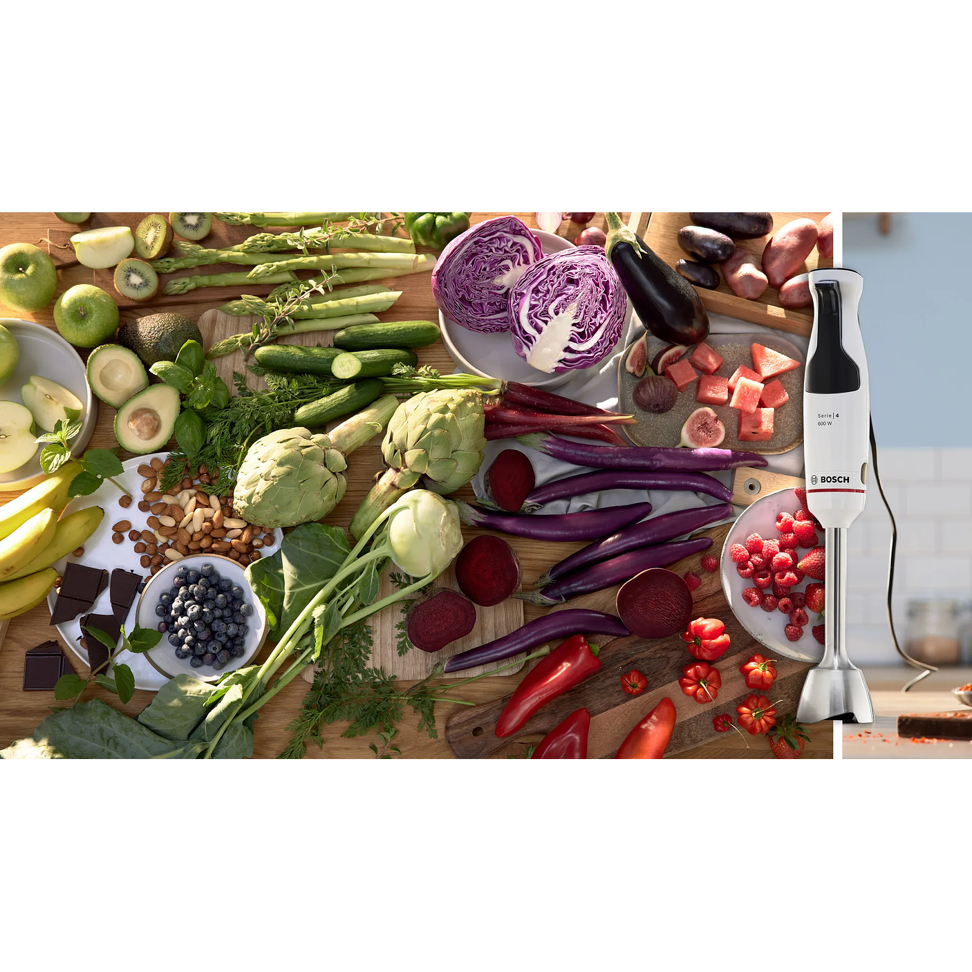 Serie 4 Batidora de mano ErgoMaster 600 W Blanco 14