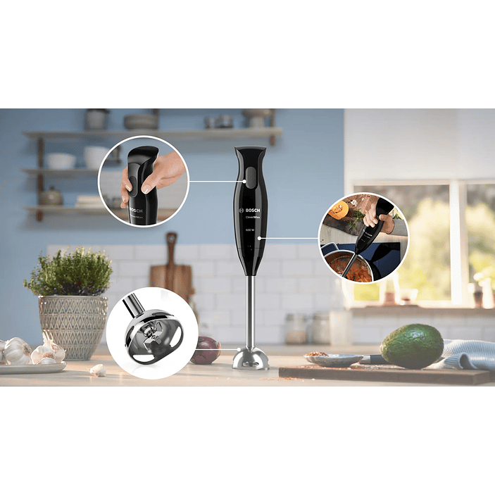 Bosch Batidora de mano CleverMixx – 600 W Negro/Antracita 2