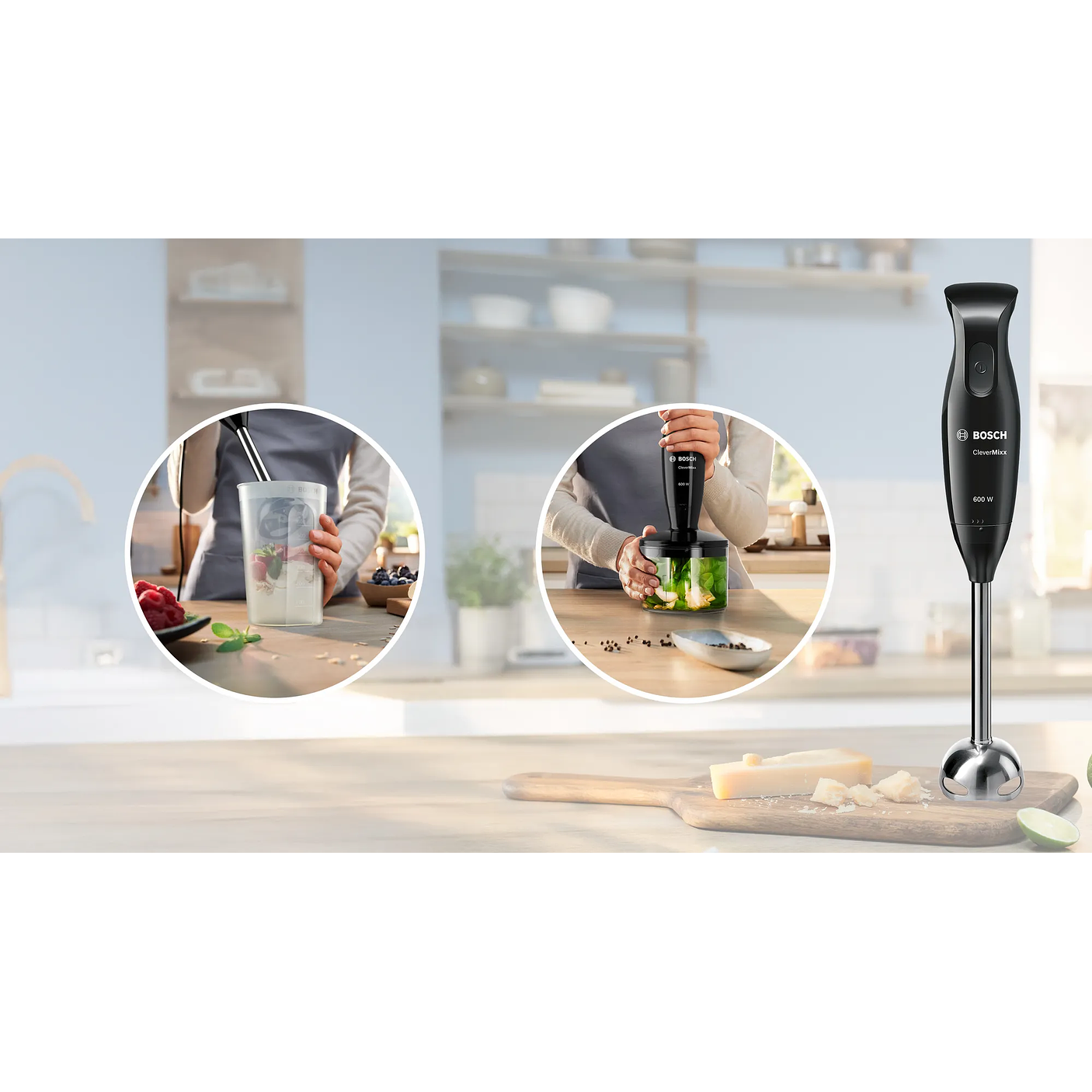 Bosch Batidora de mano CleverMixx – 600 W Negro/Antracita 6