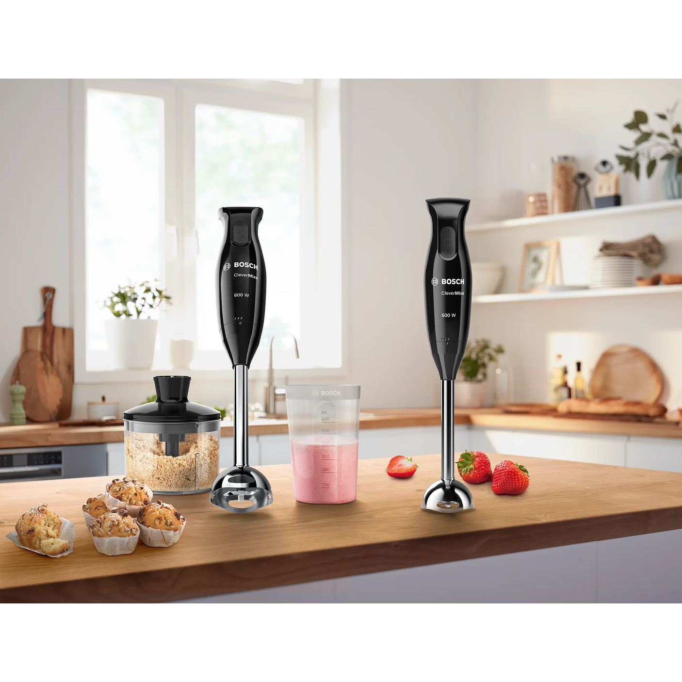 Bosch Batidora de mano CleverMixx – 600 W Negro/Antracita 10