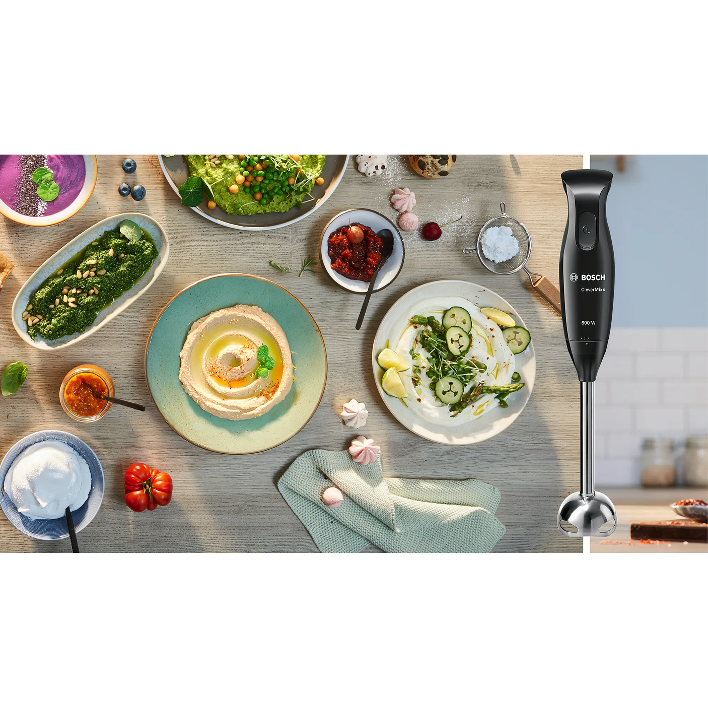 Bosch Batidora de mano CleverMixx – 600 W Negro/Antracita 15