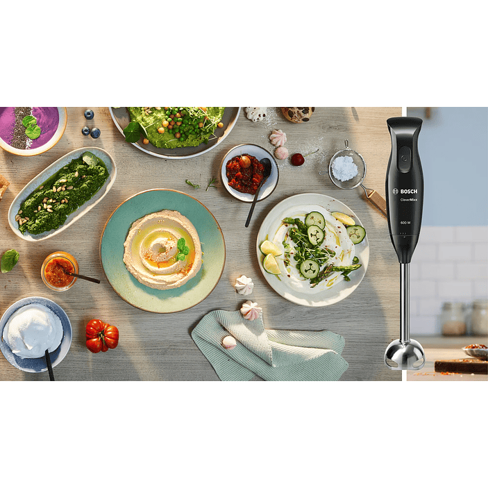 Bosch Batidora de mano CleverMixx – 600 W Negro/Antracita 15