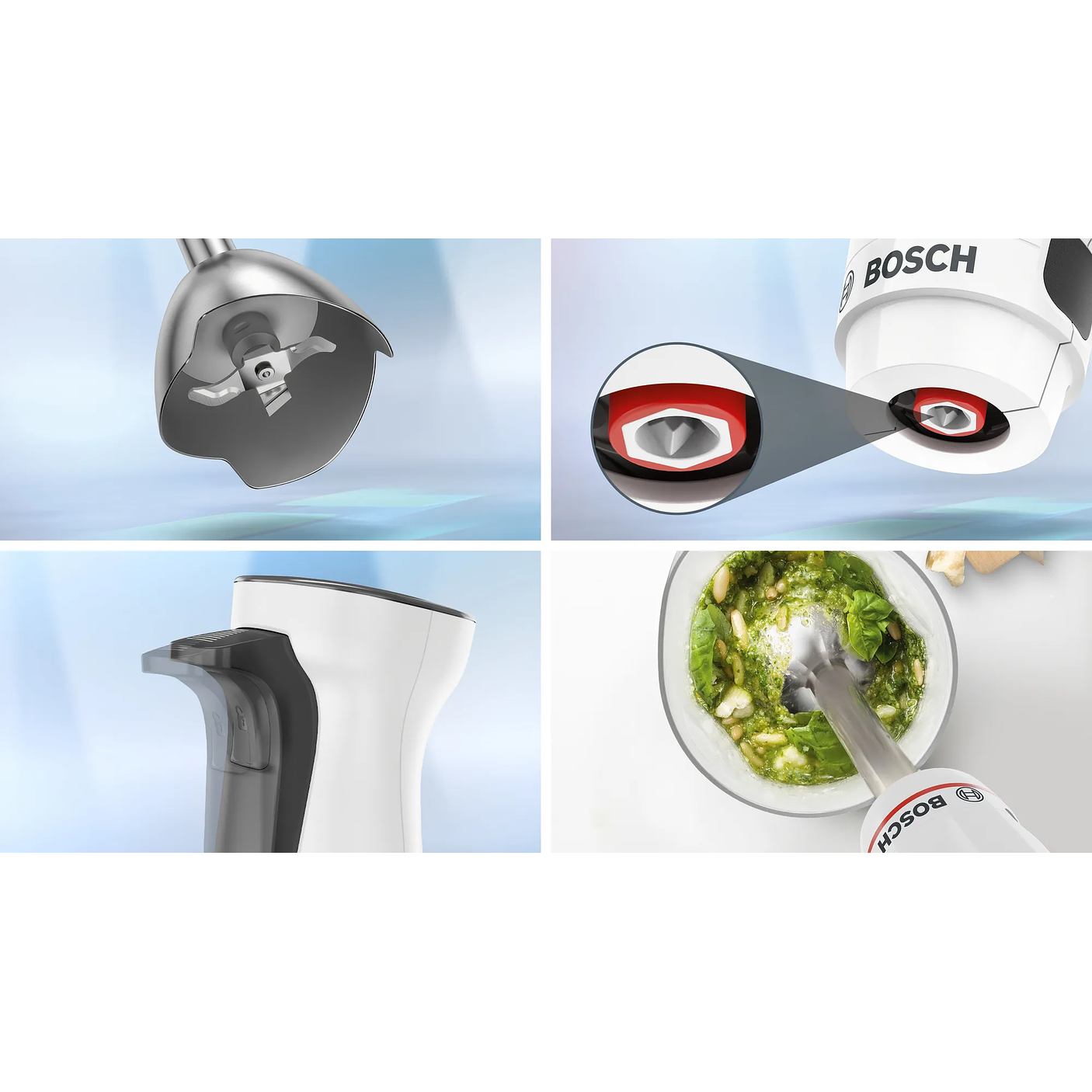 Serie 4 Batidora de mano ErgoMaster 600 W Blanco 6