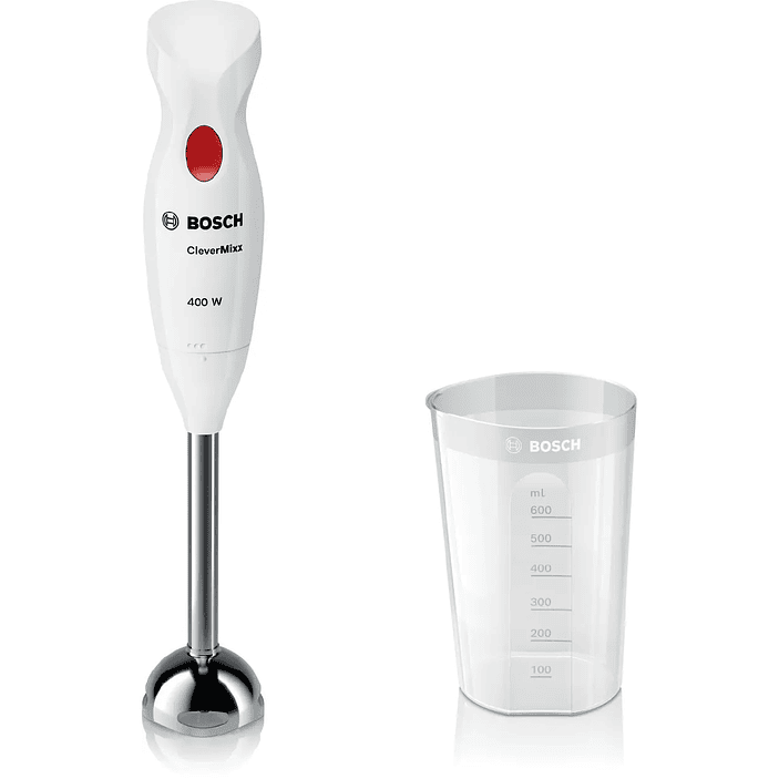 Bosch Batidora de mano CleverMixx – 400 W Blanco/Rojo 1
