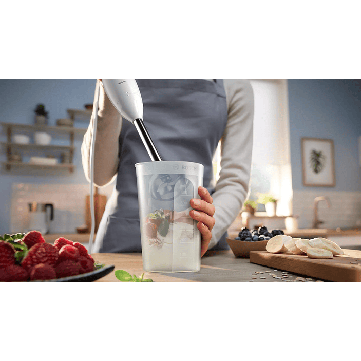 Bosch Batidora de mano CleverMixx – 400 W Blanco/Rojo 11