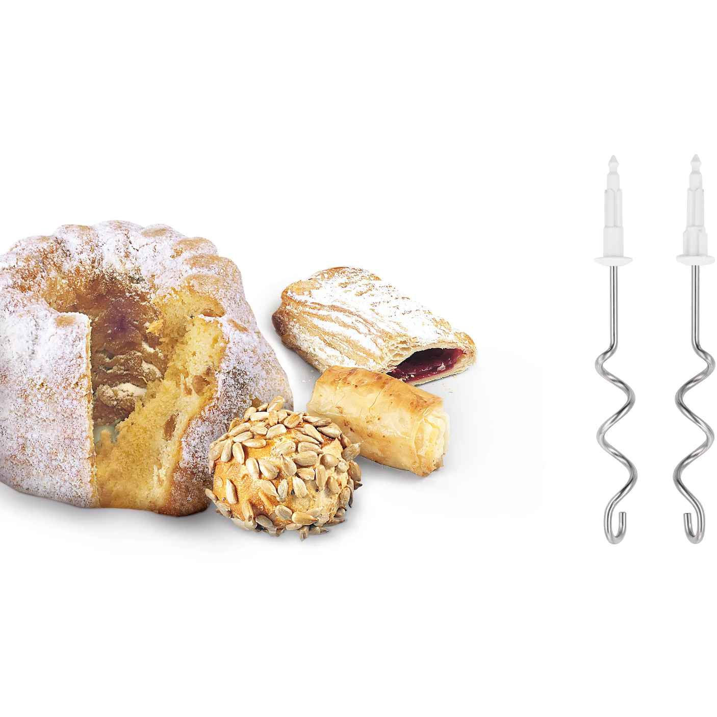 Bosch Batidora de repostería ErgoMixx – 450 W Blanco 6