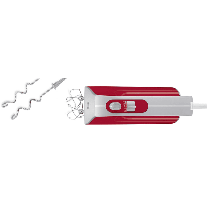 Bosch Batidora de repostería Styline Colour – 500 W Rojo/Plateado 3