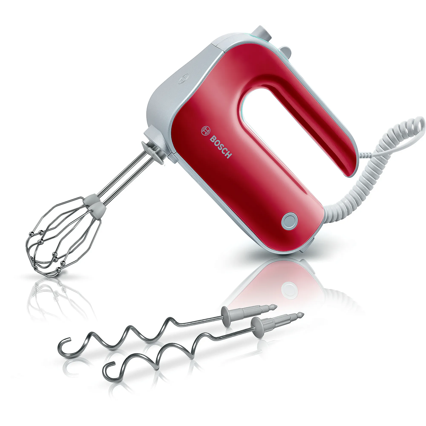 Bosch Batidora de repostería Styline Colour – 500 W Rojo/Plateado 1