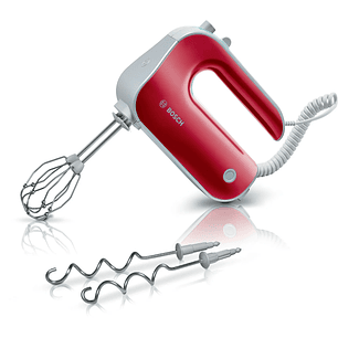 Bosch Batidora de repostería Styline Colour – 500 W Rojo/Plateado