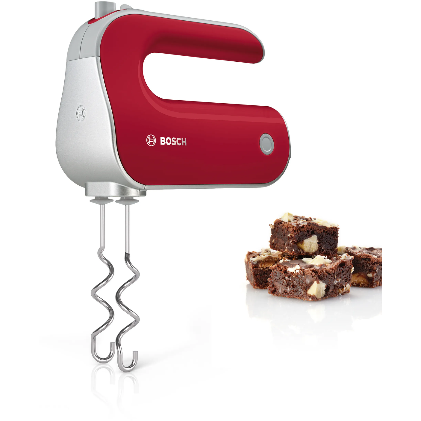 Bosch Batidora de repostería Styline Colour – 500 W Rojo/Plateado 2