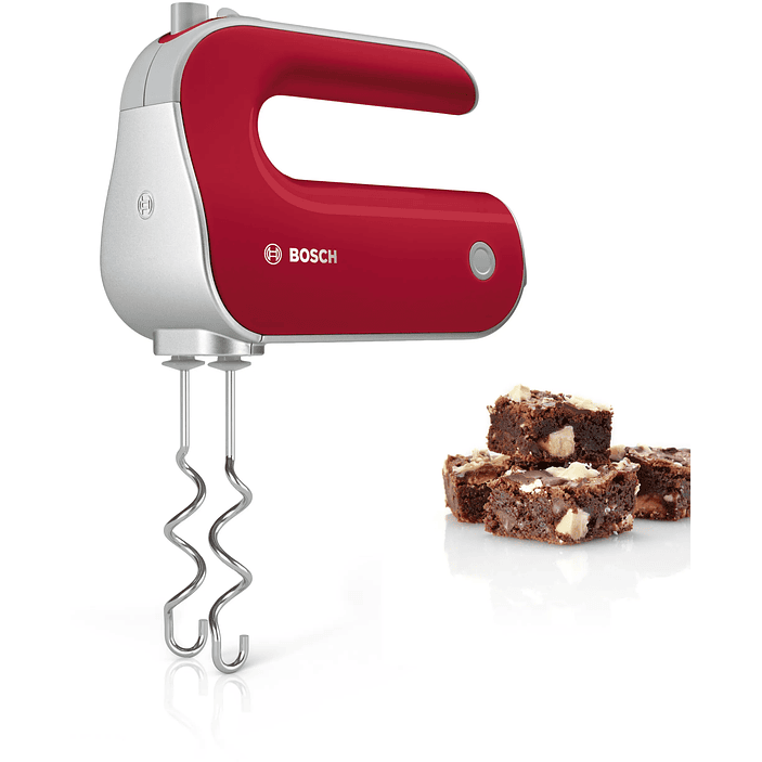 Bosch Batidora de repostería Styline Colour – 500 W Rojo/Plateado 2