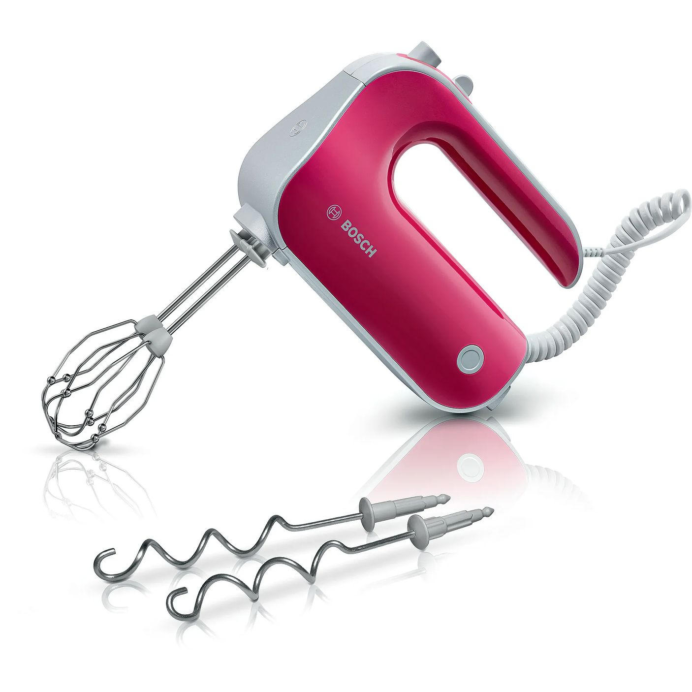 Bosch Batidora de repostería Styline Colour – 500 W Rojo/Plateado, Diseño moderno 1