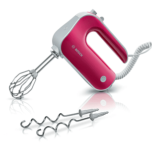 Bosch Batidora de repostería Styline Colour – 500 W Rojo/Plateado, Diseño moderno