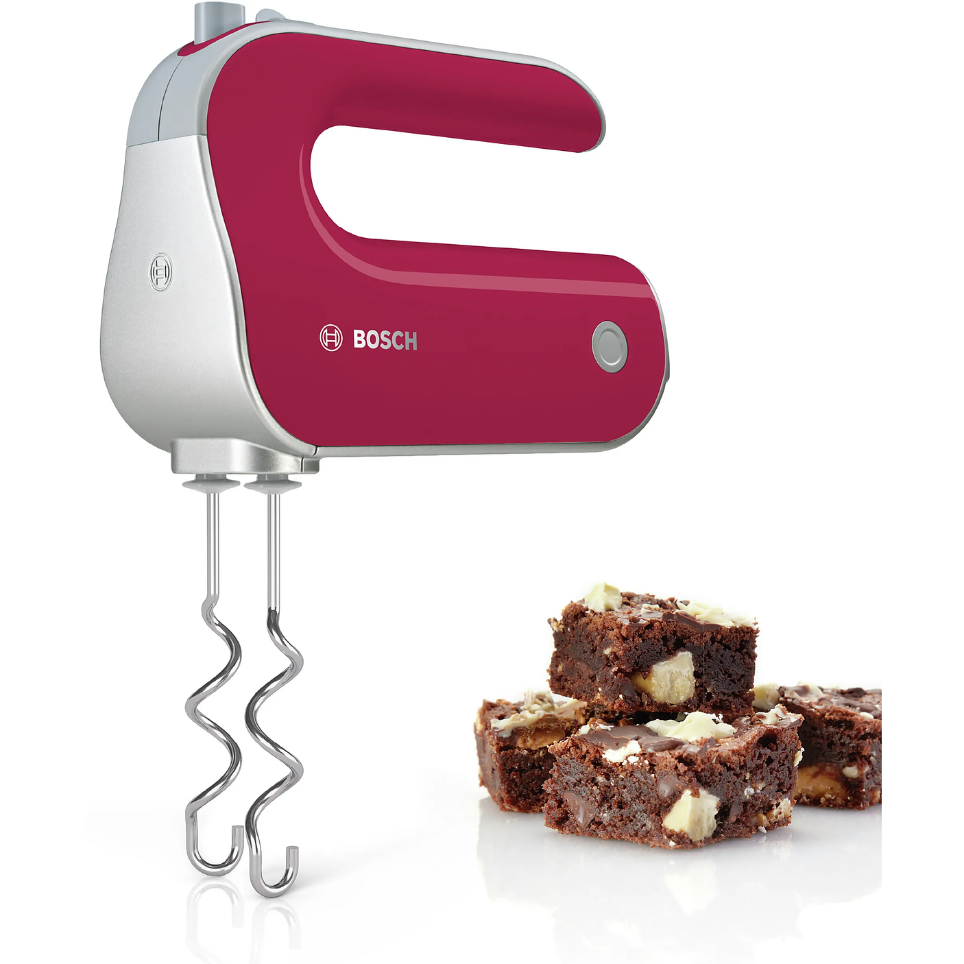 Bosch Batidora de repostería Styline Colour – 500 W Rojo/Plateado, Diseño moderno 2