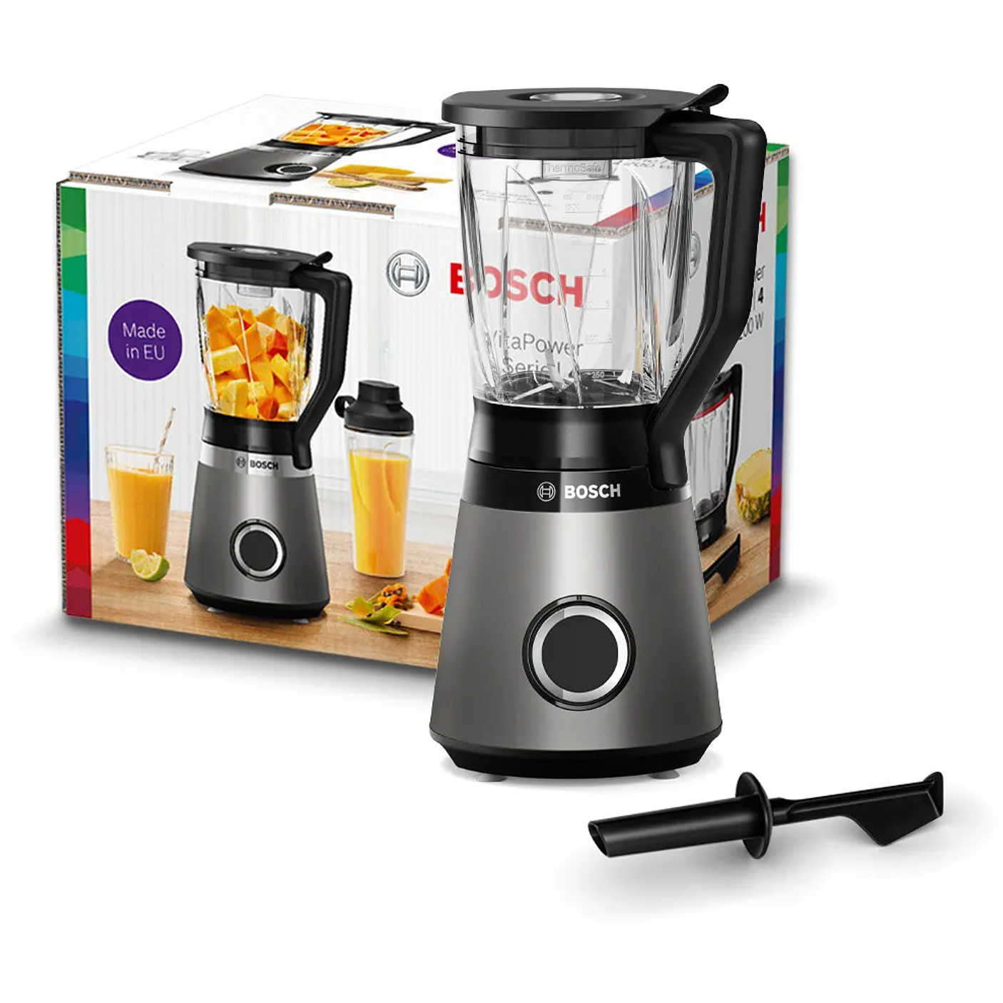 Serie 4 Batidora de vaso VitaPower 1200 W Plata 1,5 L para Smoothies  3