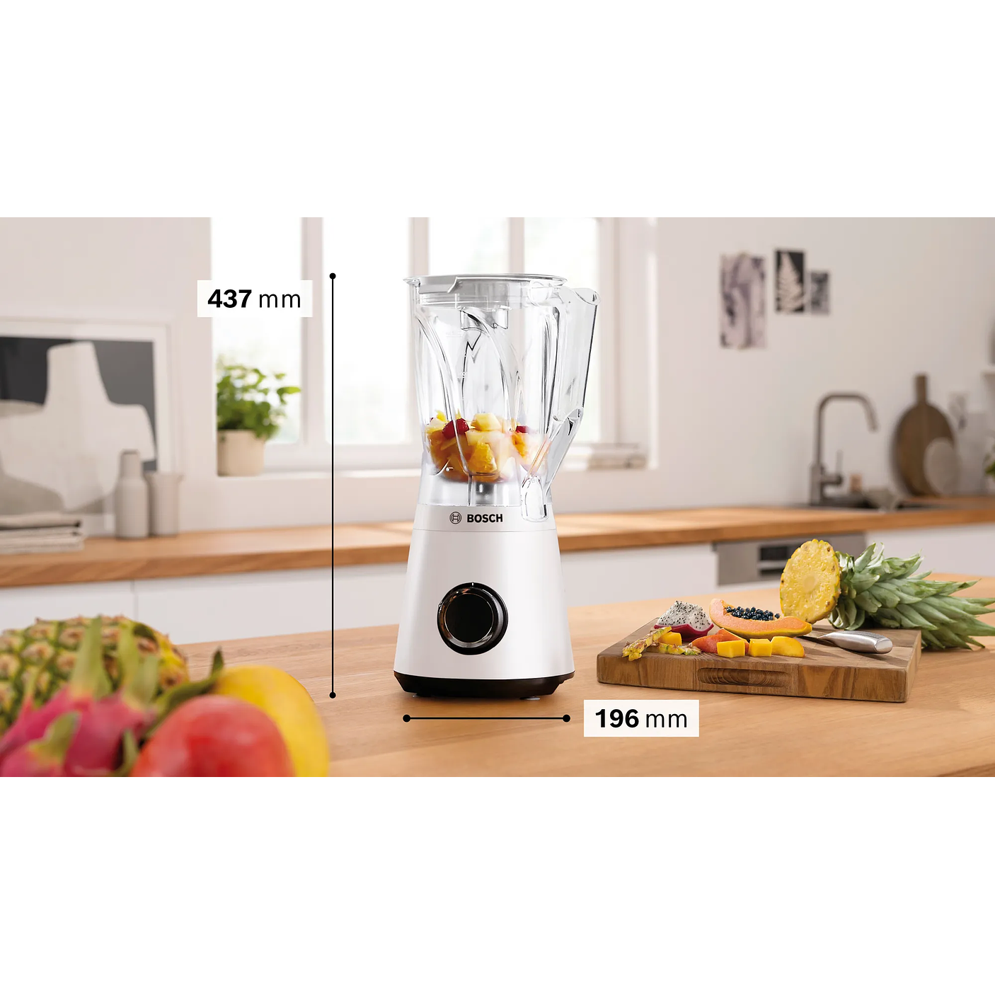 Serie 4 Batidora de vaso VitaPower 1200 W Blanco 1,5 L 2