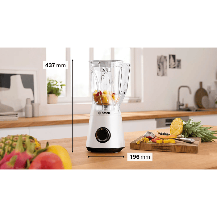 Serie 4 Batidora de vaso VitaPower 1200 W Blanco 1,5 L 2