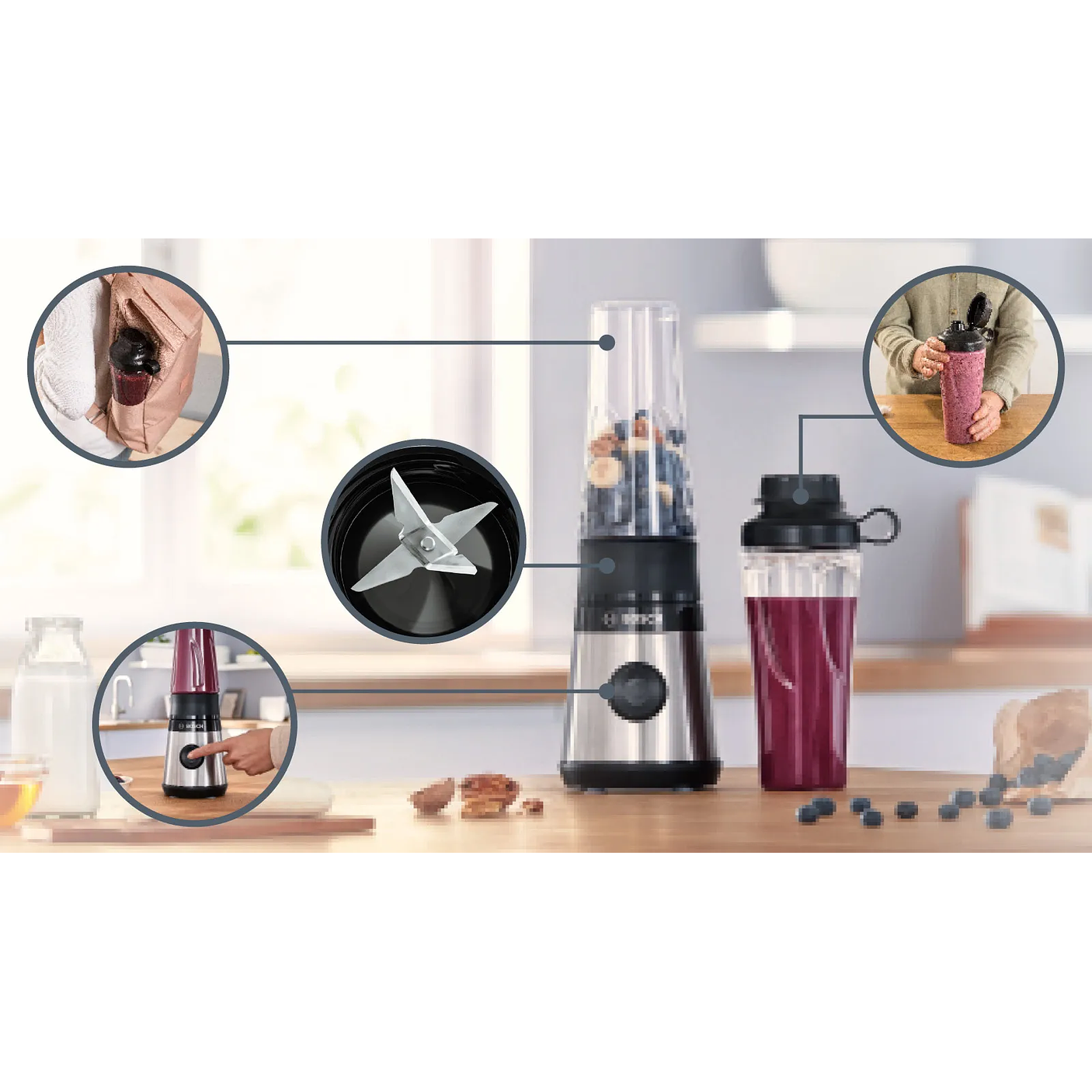 Serie 2 Batidora de vaso VitaPower 450 W Acero inoxidable 2