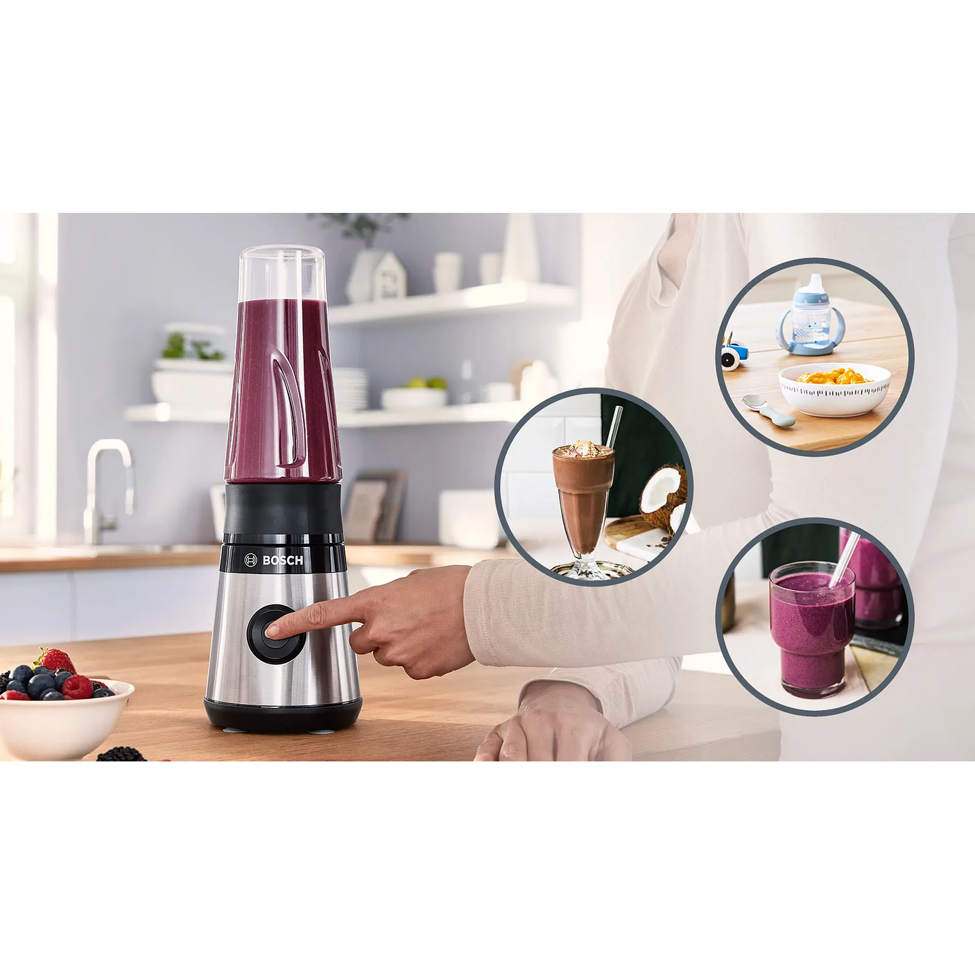 Serie 2 Batidora de vaso VitaPower 450 W Acero inoxidable 5