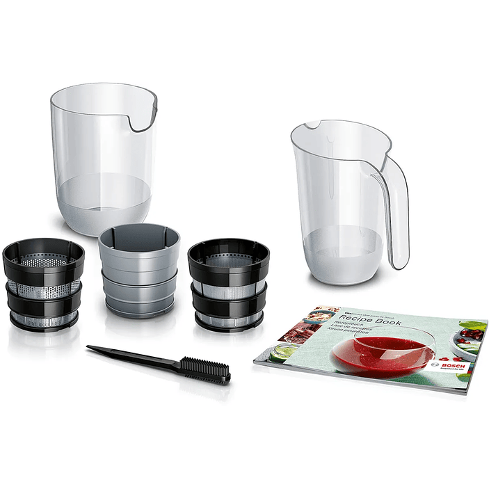 Extractor de jugos lento VitaExtract 150 W Negro, Acero inoxidable 3