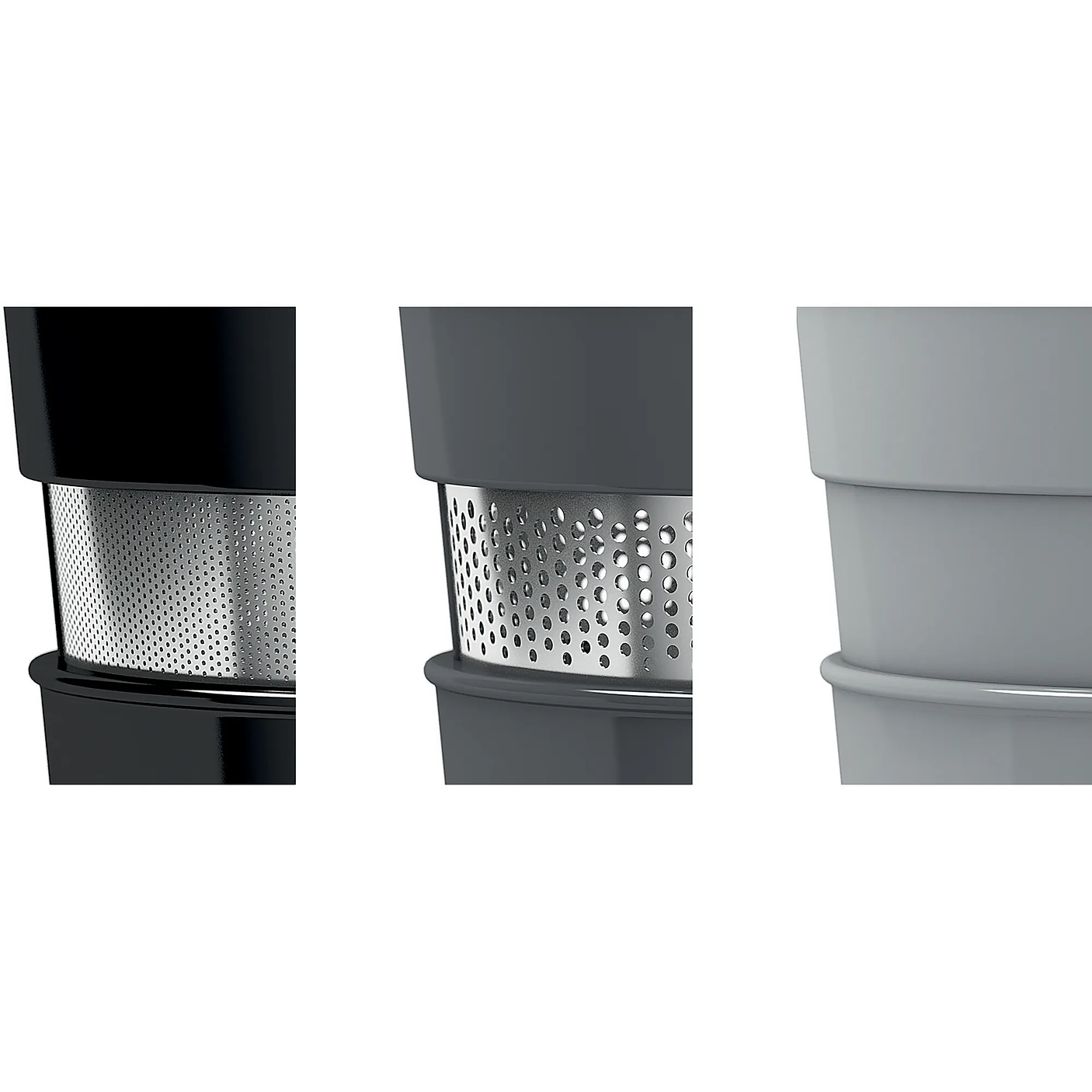 Extractor de jugos lento VitaExtract 150 W Negro, Acero inoxidable 4