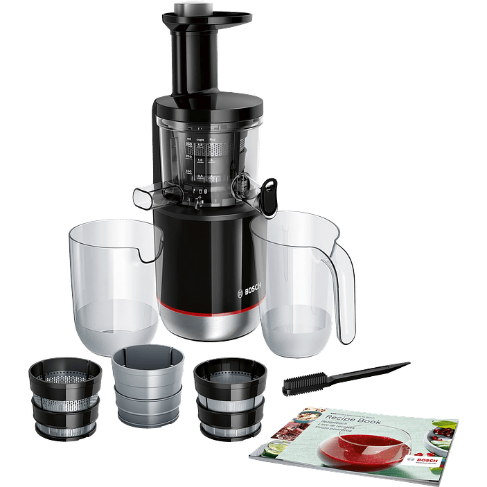 Extractor de jugos lento VitaExtract 150 W Negro, Acero inoxidable 1